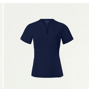 Calix fit & flare scrub top Midnight navy
